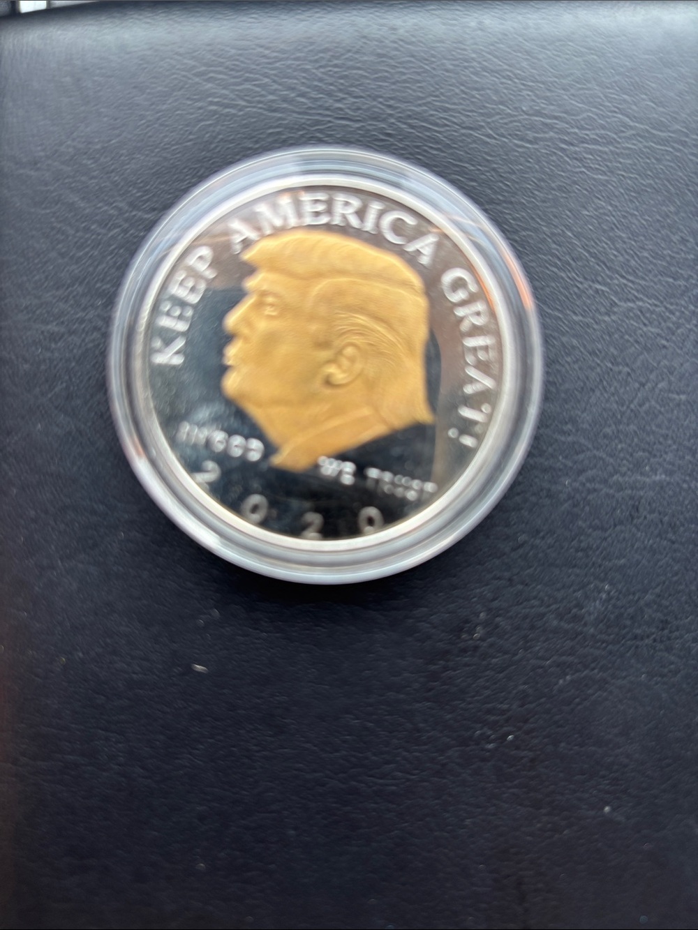 Collectible Two-Tone Commemorative Coin - Gold & Silver Finish